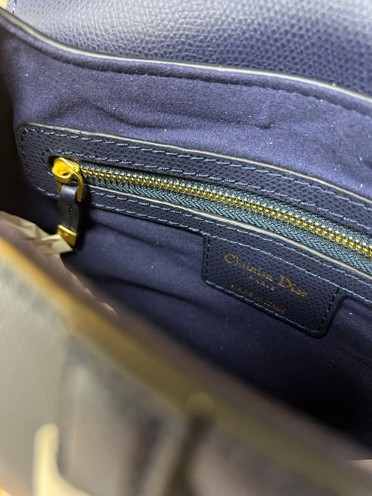 DIOR SADDLE AZUL