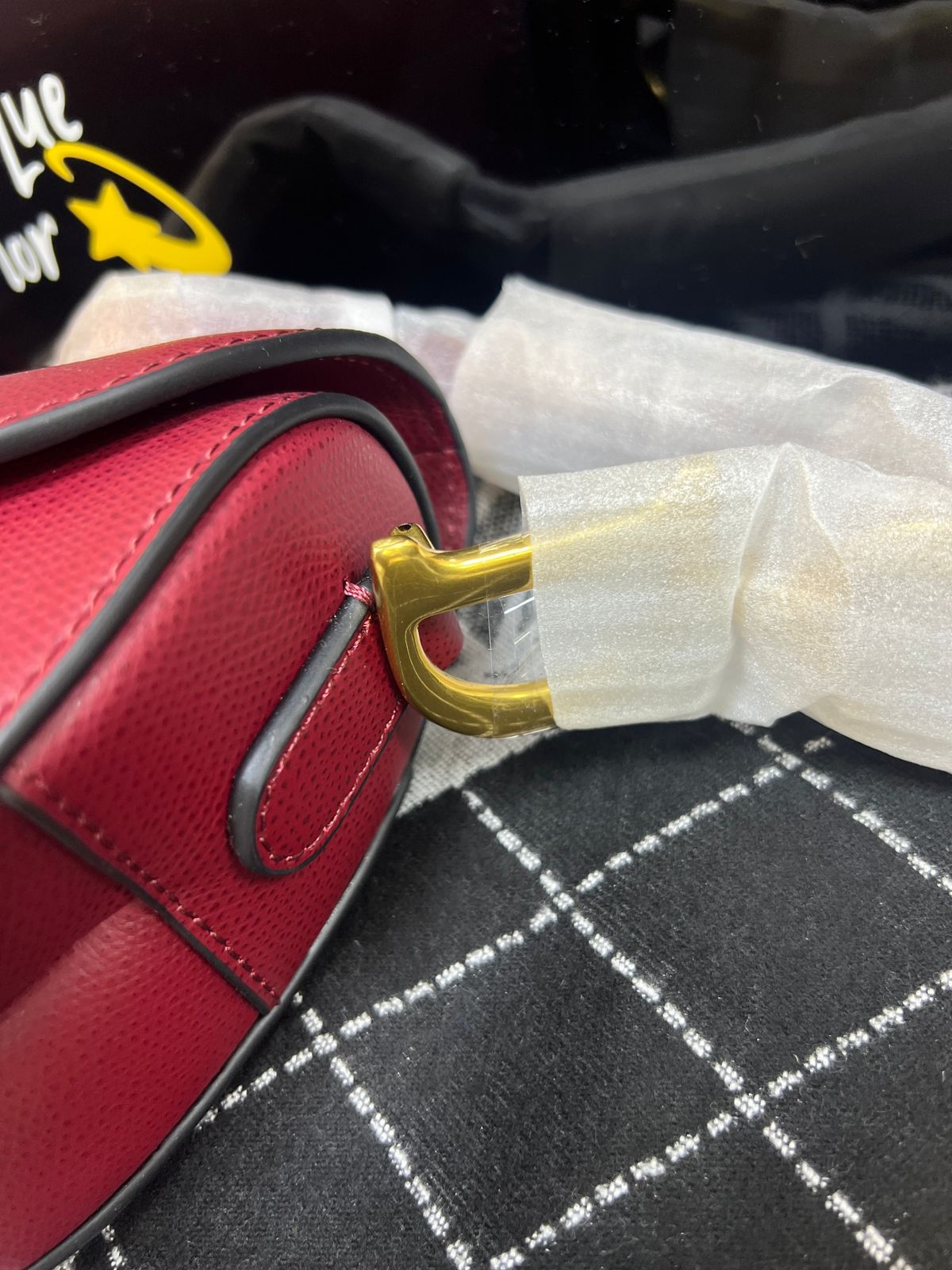DIOR SADDLE RED