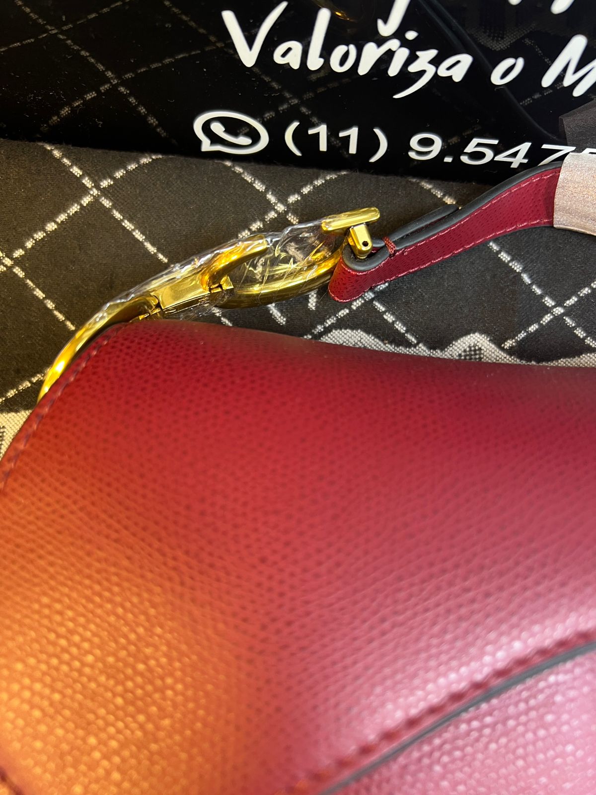 DIOR SADDLE RED